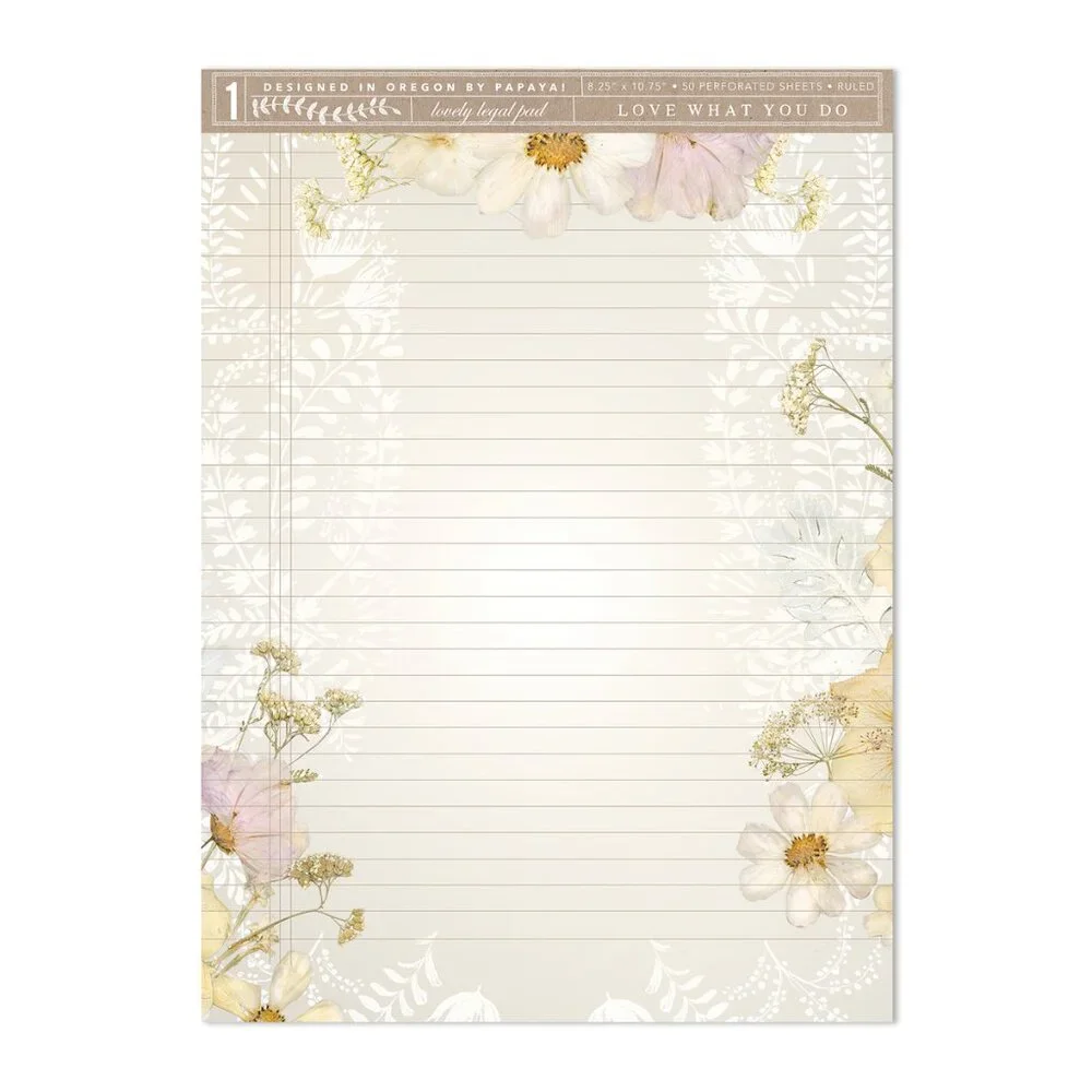 NWT “Cosmo Lace” Spiral Notebook/Journal, Legal Pad & Note Pad Bundle NEW